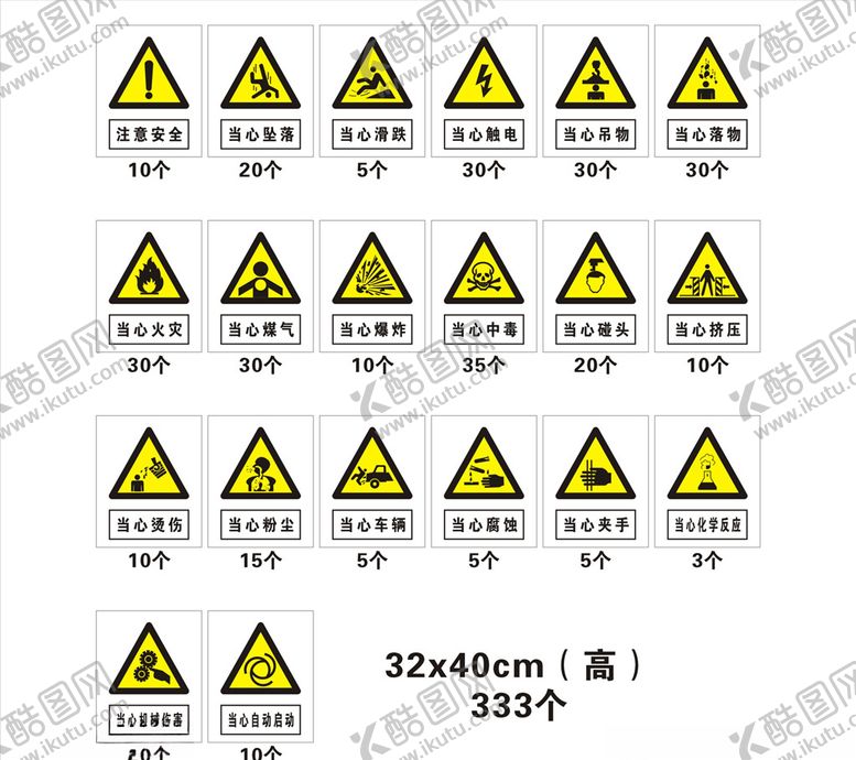 编号：53969509161006518450【酷图网】源文件下载-安全警示标识牌