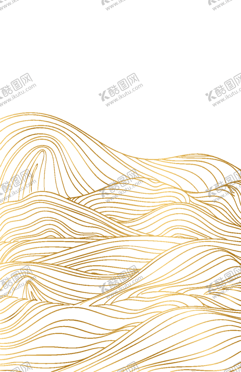 编号：16846512061352058831【酷图网】源文件下载-中国风不规则金色纹理线条底纹暗纹背景纹路