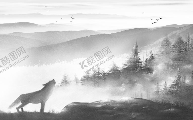 编号：91394605060003513731【酷图网】源文件下载-水墨山水画