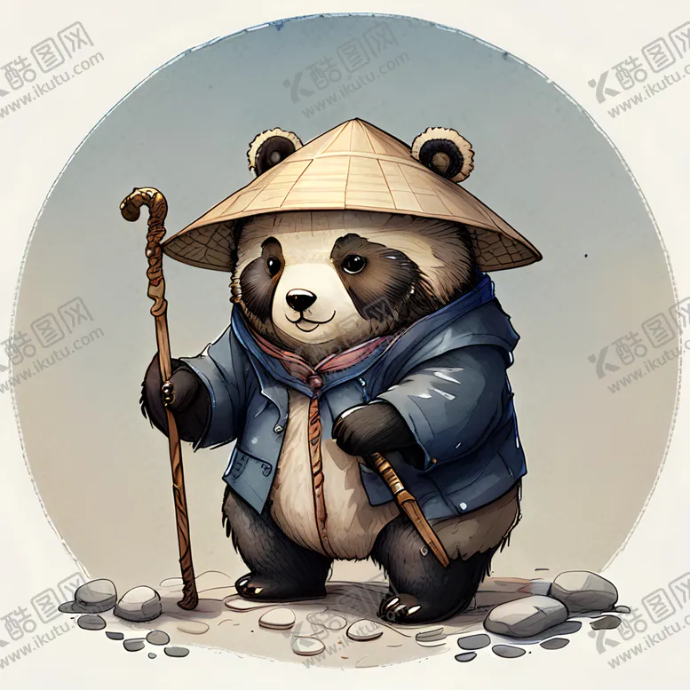 编号：74667001261257429756【酷图网】源文件下载-插画熊猫