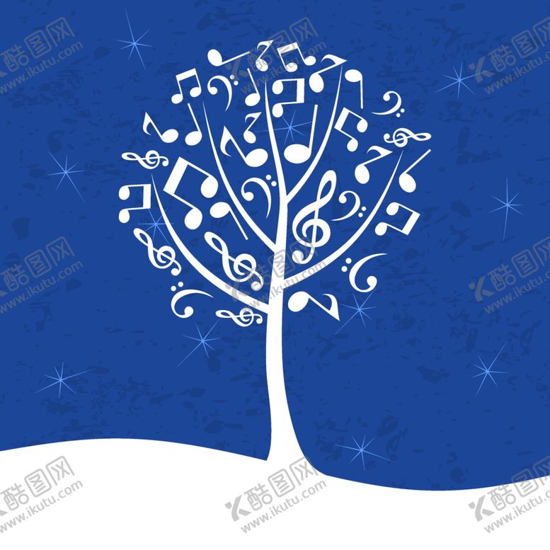 编号：10573706251633248188【酷图网】源文件下载-创意矢量音乐树状元素背景
