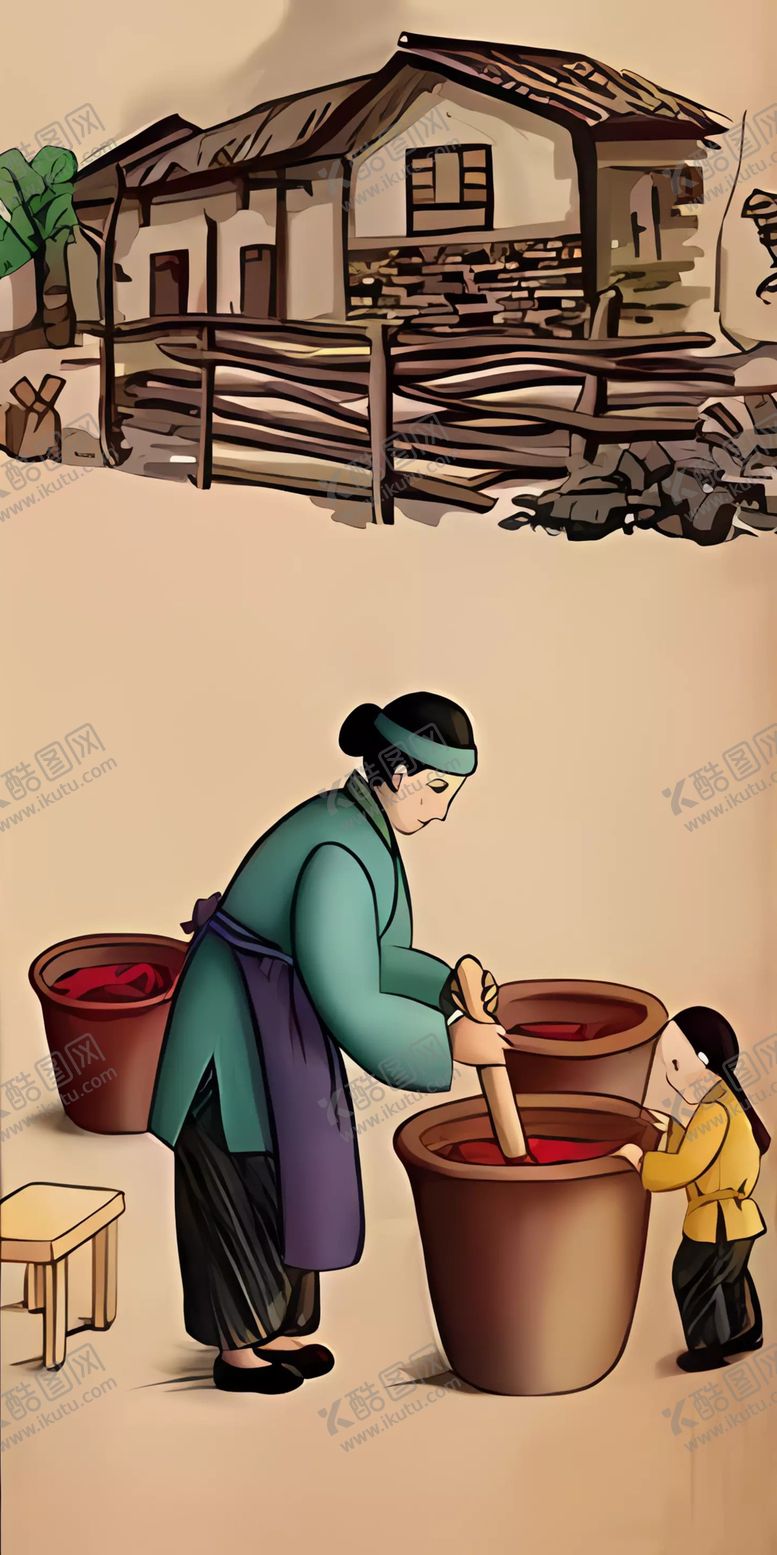 编号：78021002072035453313【酷图网】源文件下载-复古美食展板图片