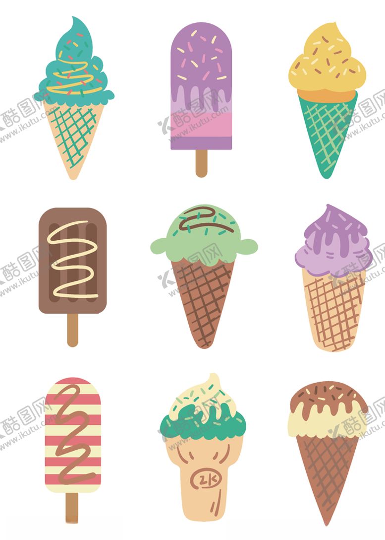编号：55515806250109344797【酷图网】源文件下载-冰淇淋