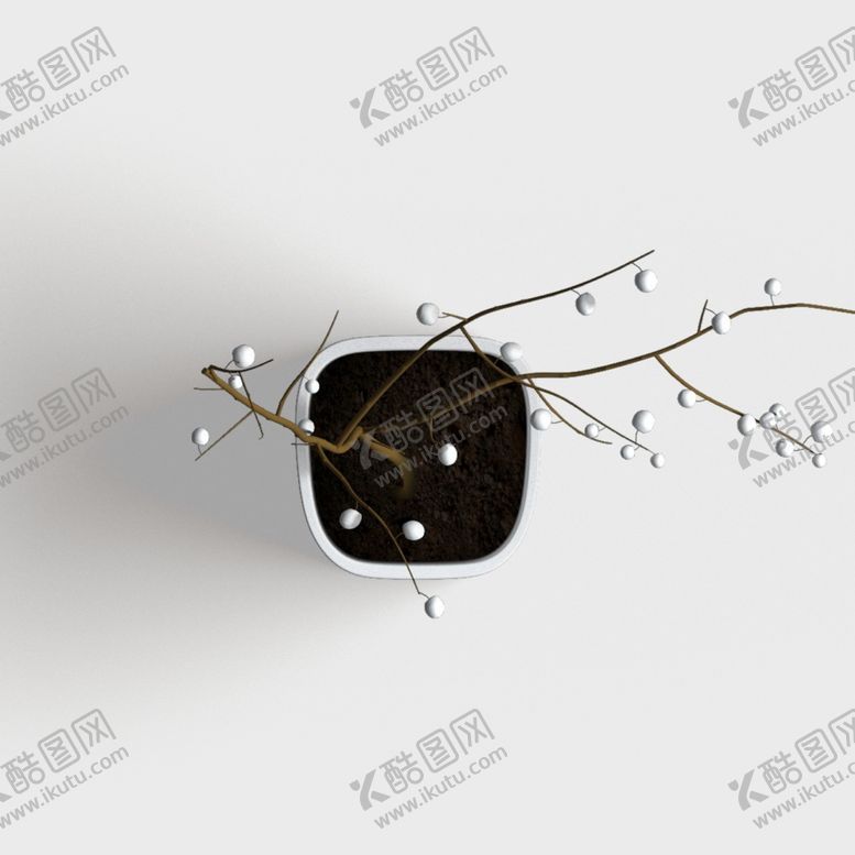 编号：32975201270233428927【酷图网】源文件下载-盆栽俯视图PNG素材