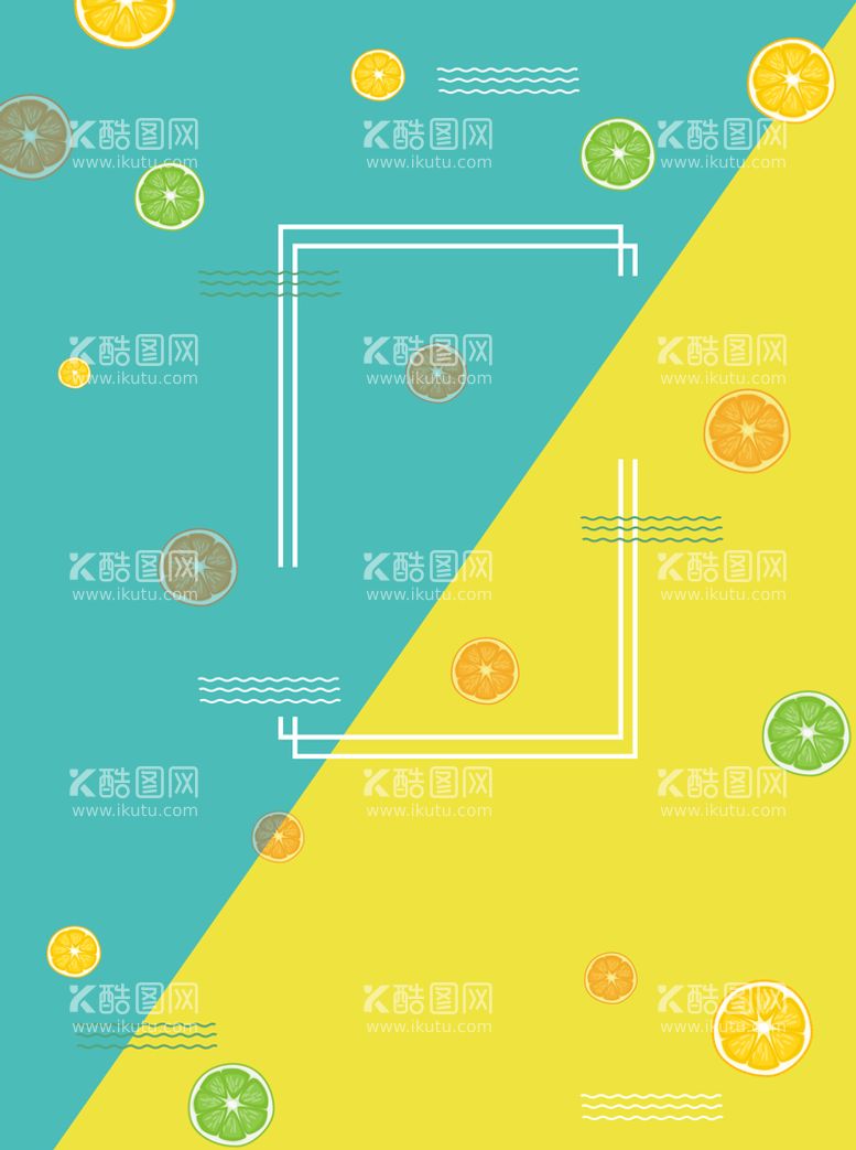 编号：91304210180635364435【酷图网】源文件下载-柠檬橙子背景