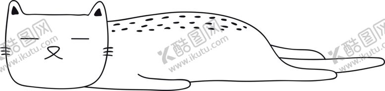 编号：18203809230637559465【酷图网】源文件下载-手绘卡通猫
