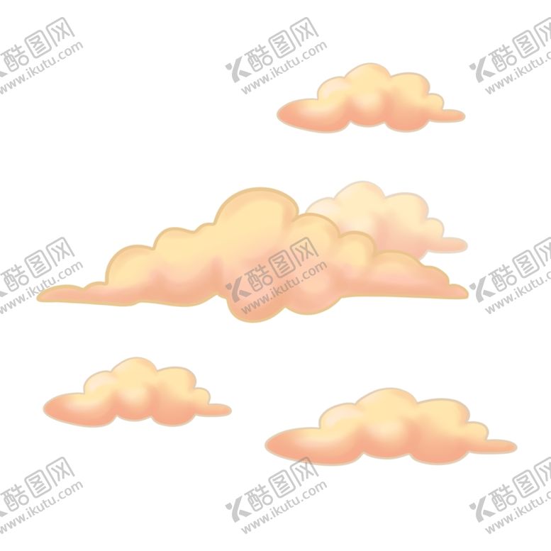 编号：93770410042320004908【酷图网】源文件下载-云素材云贴纸漂浮对话框