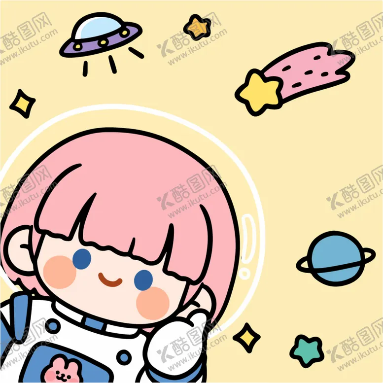 编号：56192409232036202760【酷图网】源文件下载-太空女孩