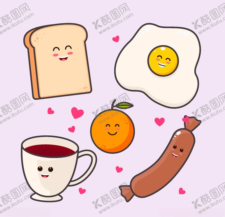 编号：33268510250939173848【酷图网】源文件下载-可爱食物