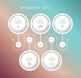 数据分析展示图案