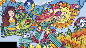 奇幻多彩的童话世界景象