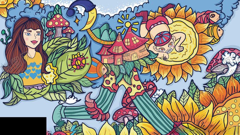 编号：62307304050705599980【酷图网】源文件下载-奇幻多彩的童话世界景象