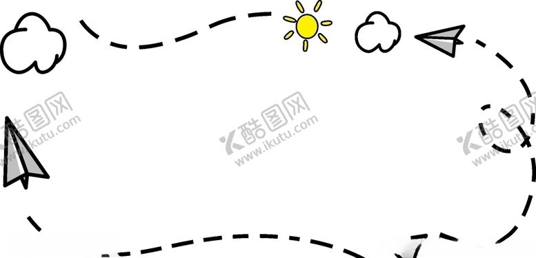 编号：10013410311418074923【酷图网】源文件下载-卡通可爱风格手绘边框
