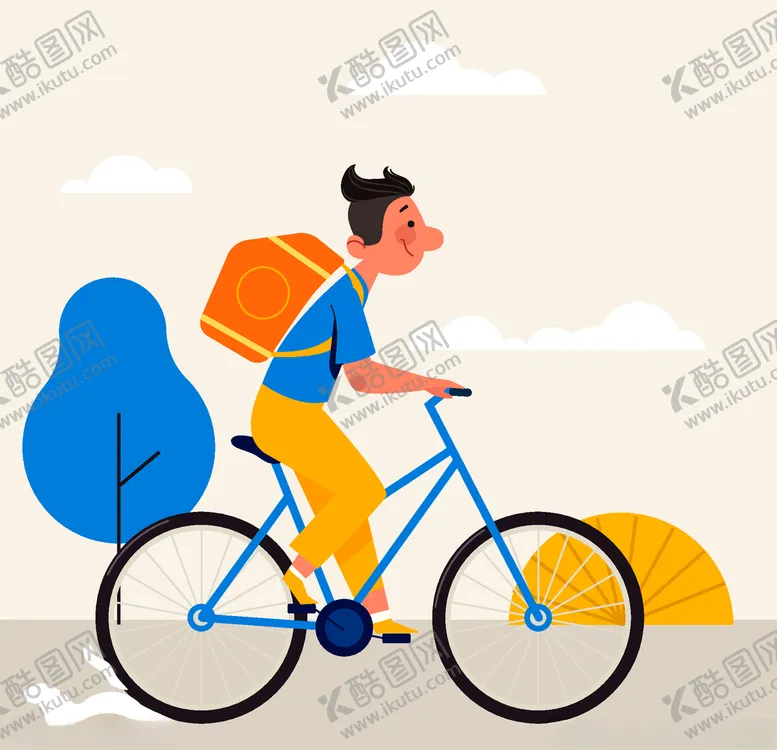 编号：98991504080306048307【酷图网】源文件下载-骑自行车
