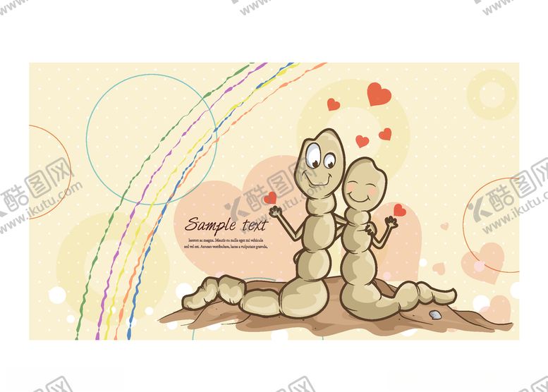 编号：67001209280338372108【酷图网】源文件下载-爱心插画