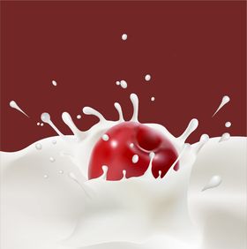 苹果牛奶