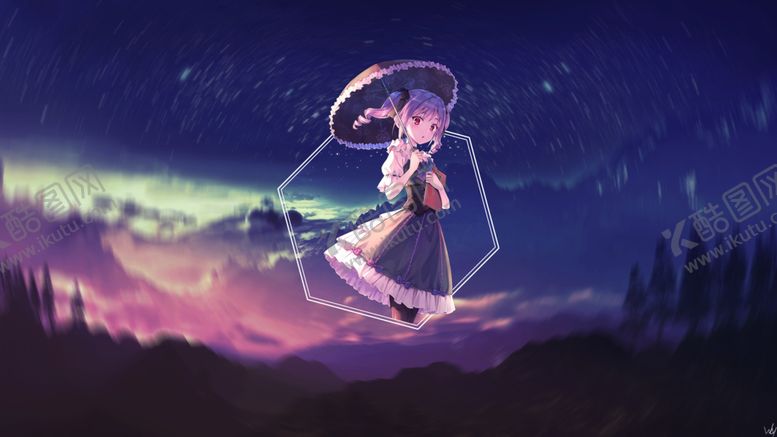 编号：48267209230309197961【酷图网】源文件下载-彩色动漫人物插画背景