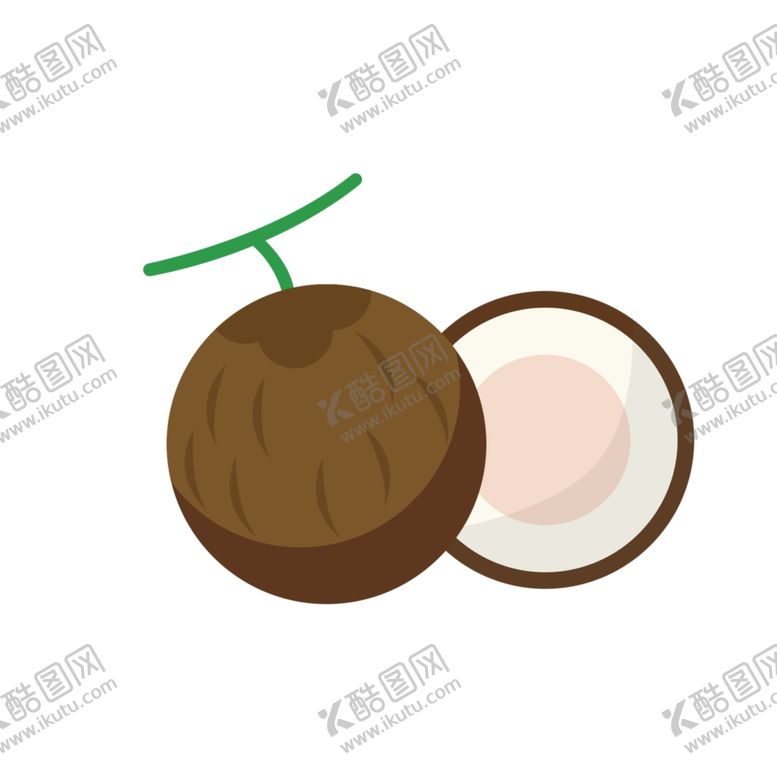 编号：69215009192148591549【酷图网】源文件下载-卡通椰子
