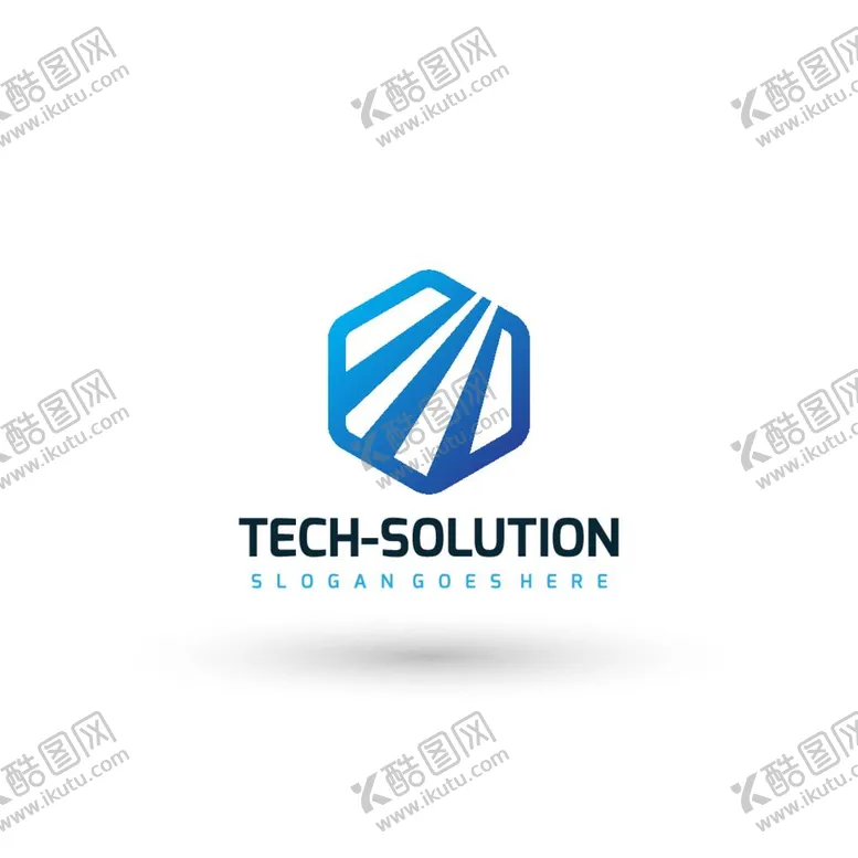编号：60317712011752101108【酷图网】源文件下载-六边形科技logo