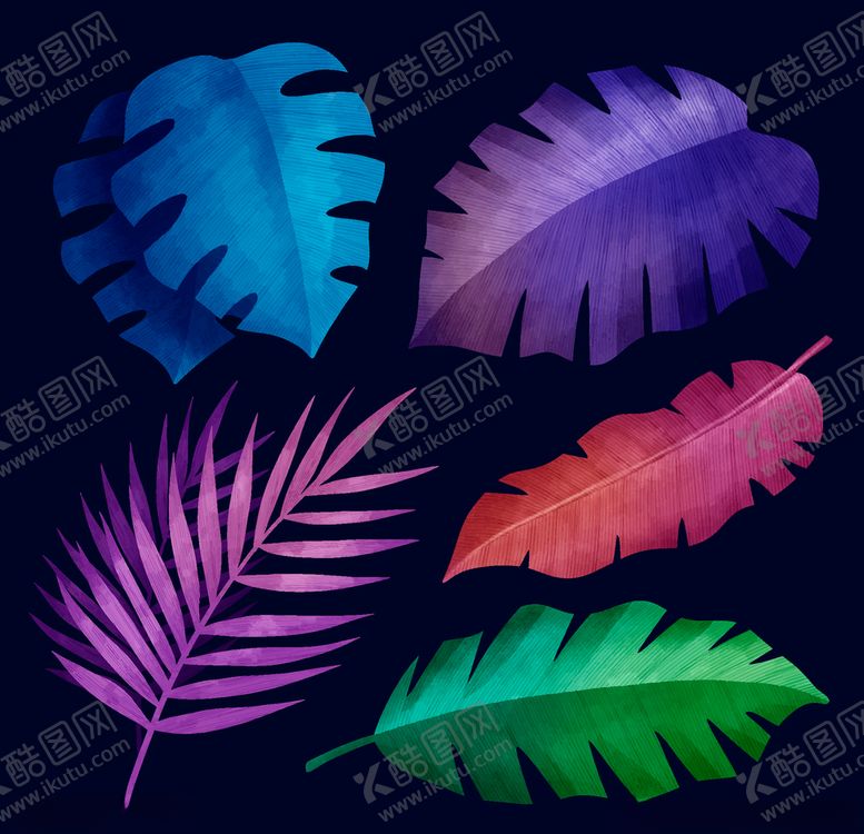 编号：27231109290405194484【酷图网】源文件下载-线条矢量手绘花草