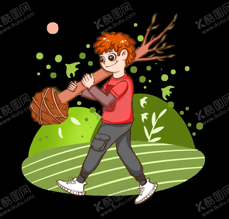 编号：19060911021825434758【酷图网】源文件下载-植树节卡通手绘