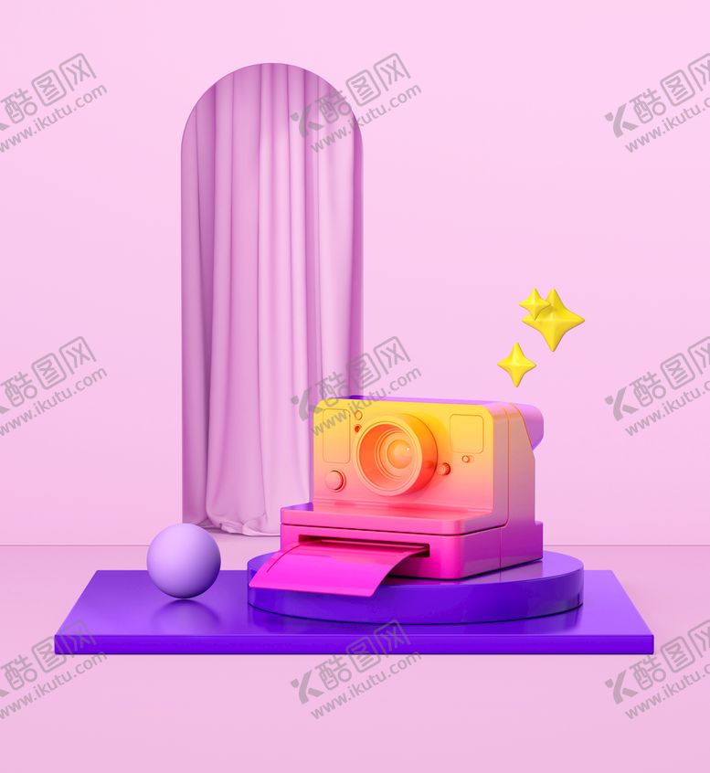 编号：50428109221752360231【酷图网】源文件下载-彩色渐变相机背景