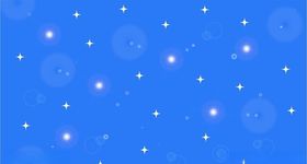 蓝色星星科技背景素材