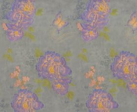 复古花卉图案背景纹理