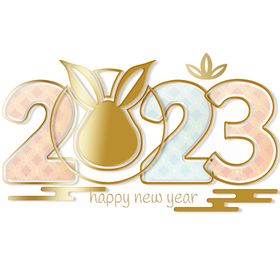 兔年素材设计图片春节货贺卡贴纸