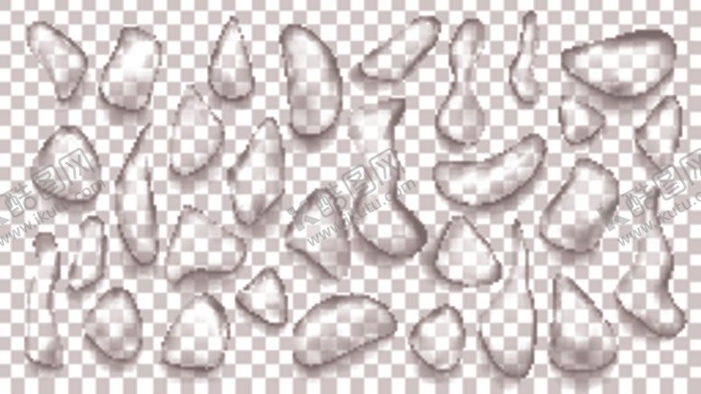 编号：47150009232230412336【酷图网】源文件下载-水滴形状合集