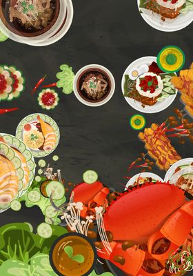 海鲜美食