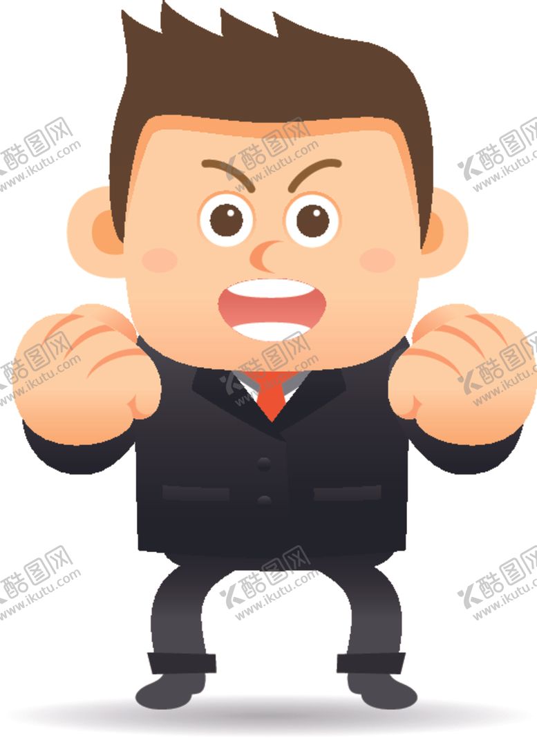 编号：55467607011646388149【酷图网】源文件下载-卡通商务男性
