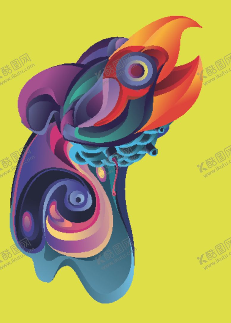编号：93374007091606098355【酷图网】源文件下载-抽象炫彩液态图案