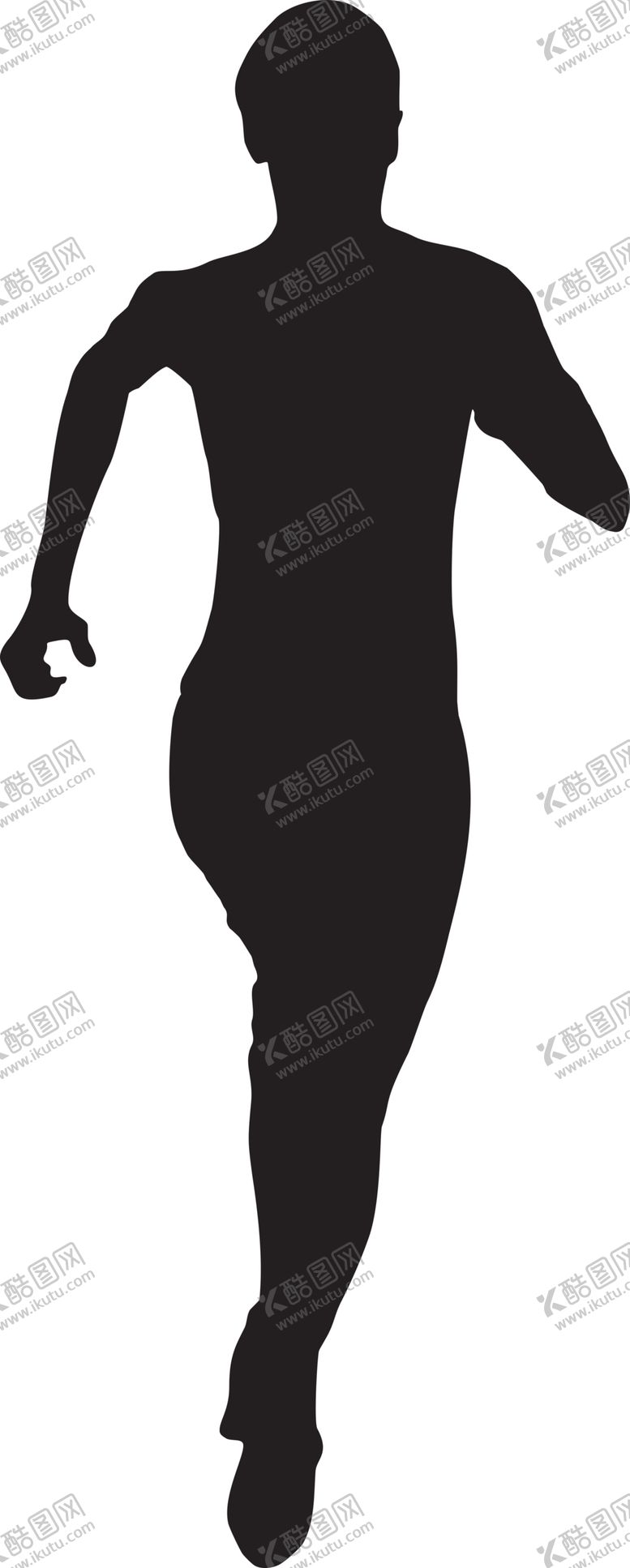 编号：60103105110258144480【酷图网】源文件下载-运动员剪影