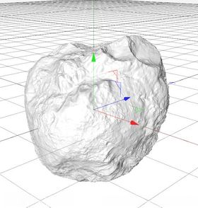 C4D模型岩石假山石头景观石