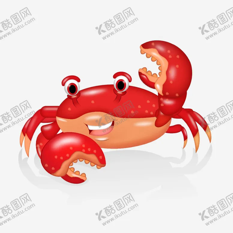 编号：76196712101144087272【酷图网】源文件下载-卡通螃蟹