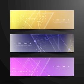 多彩几何渐变背景图