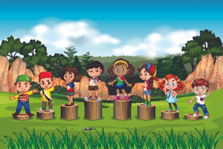 编号：79498109211307106045【酷图网】源文件下载-卡通儿童插画