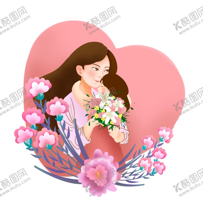 编号：77619102050229263923【酷图网】源文件下载-母亲节素材 