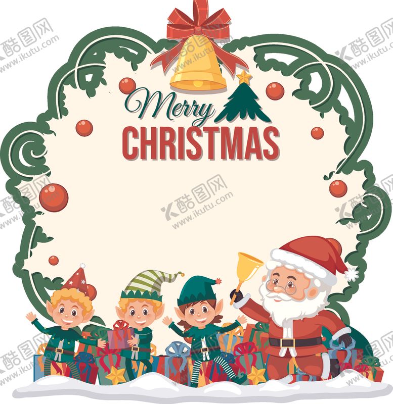 编号：86727010052249118558【酷图网】源文件下载-卡通圣诞节