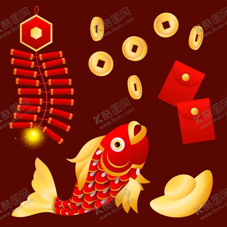 编号：78140601170029483655【酷图网】源文件下载-春节元素