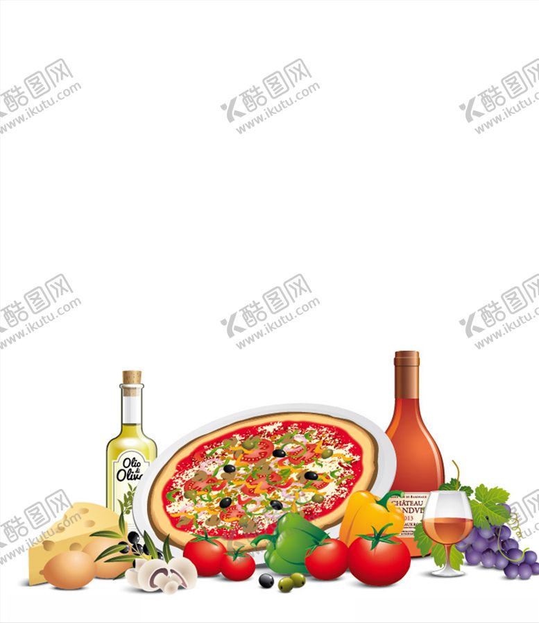 编号：59437307030001173116【酷图网】源文件下载-披萨美食