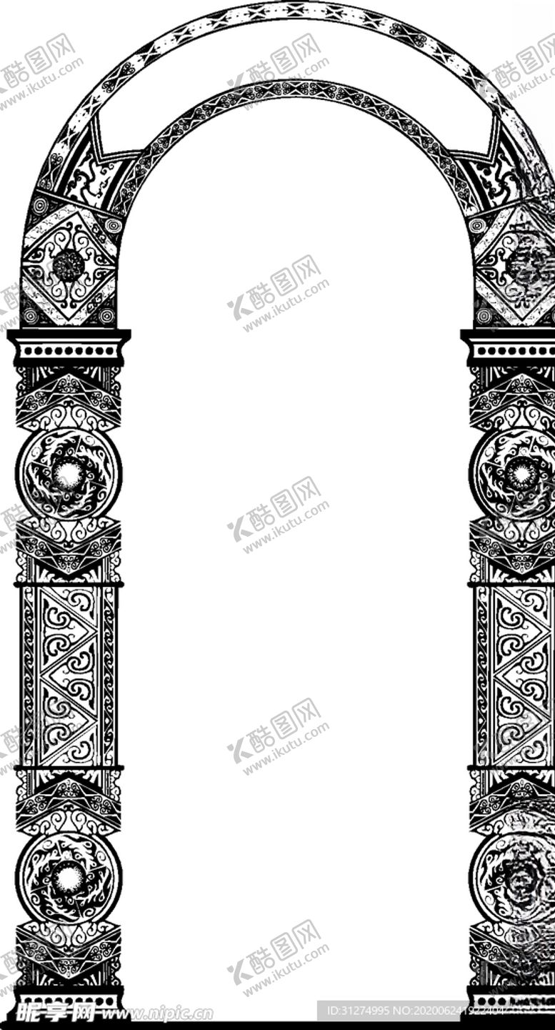 编号：43200305051246409251【酷图网】源文件下载-镂空花图案