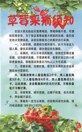 采摘须知