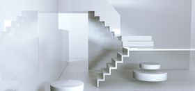 C4D模型简约白色空间