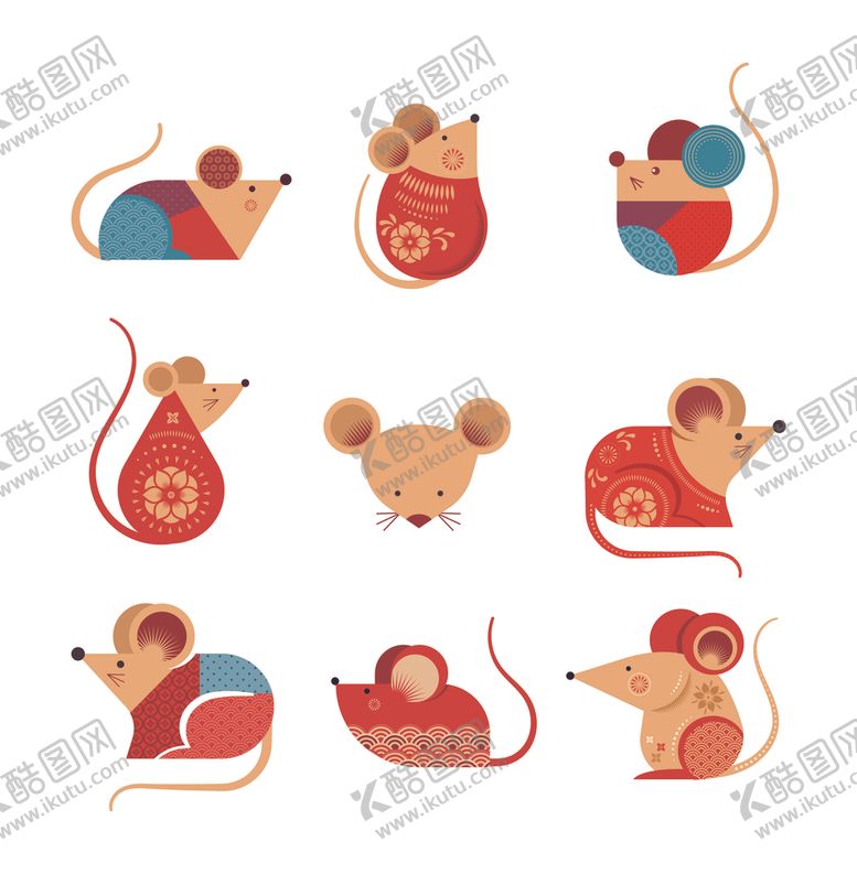 编号：68748010300056222614【酷图网】源文件下载-鼠年素材