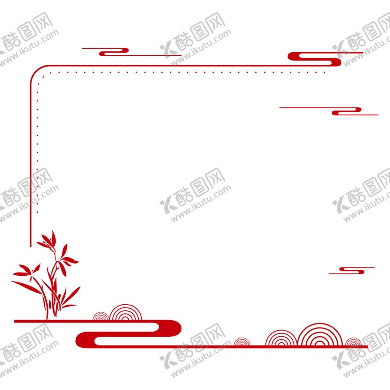 编号：12229606250013268263【酷图网】源文件下载-中国风花纹花边边框素材