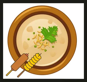 手绘美食佳肴中餐素材