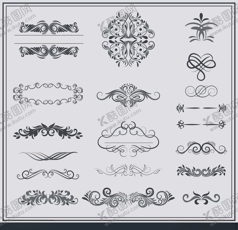 编号：96031510132347356879【酷图网】源文件下载-欧式花纹