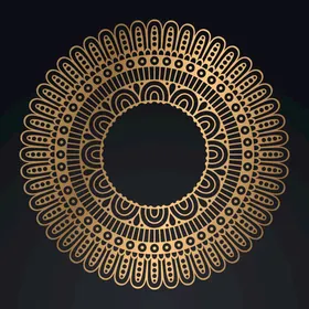 金色古典花纹背景欧式图案样式